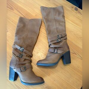 Steve Madden Brown Leather Women's Boots